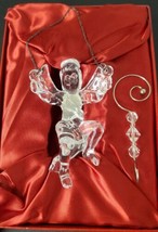Waterford Crystal ANGEL CHERUB Ornament With Chain And Enhancer in box Swinging - £18.36 GBP