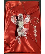 Waterford Crystal ANGEL CHERUB Ornament With Chain And Enhancer in box S... - $23.36