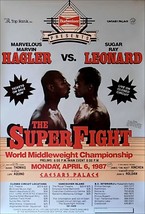 Marvin Hagler Vs Sugar Ray Leonard 8X10 Photo Boxing Poster Picture 1987 - £3.88 GBP