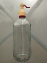 Antique Siphon Soda Bottle from Valdepeñas of Almost 50 Years White Red - $601.79 MXN