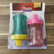 Vintage Playtex The Gripster Sippy Spill-Proof Cup 2 Cups New Sealed Package - $37.99