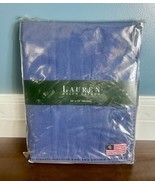 New Lauren Ralph Lauren Demin Tablecloth American Flag Logo 52&quot; x 70&quot; Ob... - $54.99