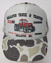 Vintage Case IH Magnum Snapback Baseball Cap Hat Camo Camouflage Farmer - $29.10