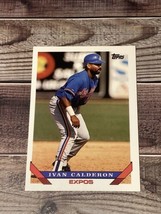 1993 Topps Baseball Ivan Calderon #540 Montreal Expos  - $1.50