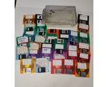 Lot Of (29) Quilting Pattern Floppy Disks With Lockable Container W/ Key - £70.08 GBP