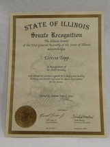 Recognition Certificates 100th 95th 90th Birthday Duane Noland Illinois ... - £1.56 GBP