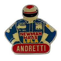 Mario Andretti Newman Haas IndyCar Race Car Auto Racing Lapel Pin Pinback - £15.75 GBP