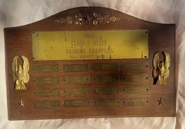 1963 Palatka Florida Putnam County Baseball Championship Trophy - $163.63