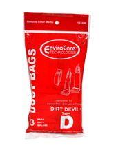 Envirocare Vacuum Bags Designed To Fit Dirt Devil Type D Upright Vacuums 123SW - £3.88 GBP