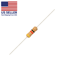 Resistors (10) 1K Ohm Carbon Film, 1/2 (.5) Watt, Tolerance ±5 % - $2.95
