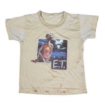 Vintage 1982 E.T. Universal Studios Single Stitch T-shirt - Youth 6-8 Un... - $38.56