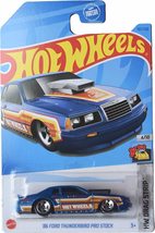 Hot Wheels &#39;86 Ford Thunderbird Pro Stock, HW Drag Strip 4/10 [Blue] 107... - $5.01