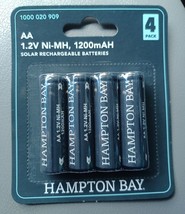 4 Pack Rechargeable AA 1.2V Solar LED NiMh Battery 909 - £9.51 GBP