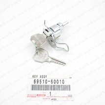 New OEM For Toyota LC FJ40 FJ45 BJ40 Back Door Lock Cylinder &amp; Key 69510... - $40.90