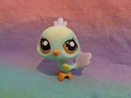 Littlest Pet Shop Peacock Bird Blue Lavender Brown Dot Eyes LPS #1719 - ... - $2.96