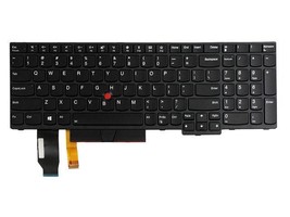 US Black Backlit English Laptop Keyboard for IBM Lenovo Thinkpad E580 (Type 20KS - £73.79 GBP