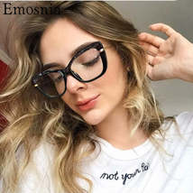 EMOSNIA - Original 2020 Fashion Cat Eye Glasses Frame Anti Blue Light Co... - £55.82 GBP