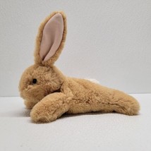 Aurora Schooshie Bunny Tan Brown Plush 8" Stuffed Animal Beanbag Floppy Soft Toy - $49.40