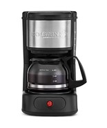 Holstein Housewares 5 Cup Coffee Maker Black with Stainless Steel - User... - $59.31