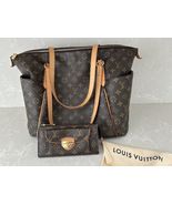 Louis Vuitton Monogram Canvas Totally MM Tote & Matching Wallet Both Beautiful - $1,930.50
