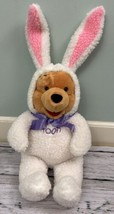 Vintage Disney Store Winnie the Pooh 22&quot; Easter Bunny Costume Outfit Plush - $15.83