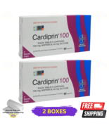 2 X Cardiprin 100 (Aspirin 100mg) 90 Compresse Riduzione Cuore Attacco &amp;... - £44.09 GBP