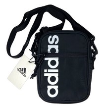NWT Adidas Originals Festival Unisex Crossbody Shoulder Waist Bag Black White - £23.51 GBP
