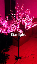 Pink 5ft Outdoor LED Cherry Blossom Tree Light Xmas Christmas Tree Wedding Lamp - £227.25 GBP