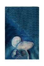 Betsy Drake Blue Jellyfish Kitchen Towel - $34.64