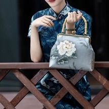 Chinese Style Cheongsam Bag 2022 New Retro Women Handbag Banquet Ladies Hand Bag - $70.30