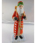 Schmid Christmas Santa St Nicholas Schmid 5&quot; Porcelain figure 1987 Vinta... - $9.89