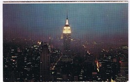 Postcard Panoramic View NYC Observation Roof Atop RCA Building New York - £2.28 GBP