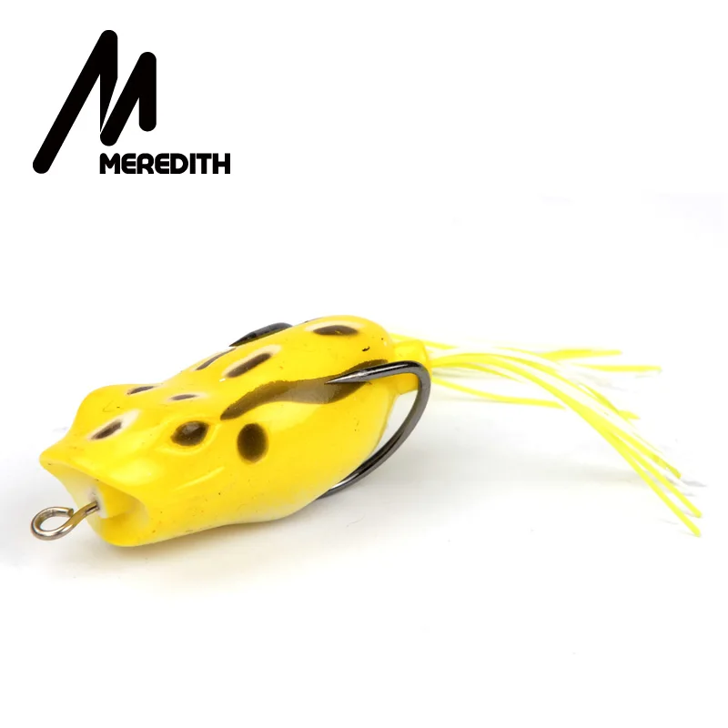 MEREDITH Popper Frog 11.7g 5.3cm Frog Lures Soft Baits For head Bass Lures Frog  - £47.71 GBP
