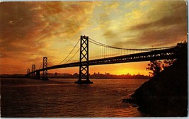 Oakland Bay Bridge San Francisco California Posted 1970 - £7.74 GBP