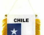 K&#39;s Novelties Chile Mini Flag 4&quot;x6&quot; Window Banner w/Suction Cup - £2.30 GBP