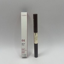 Clarins Brow Duo 04 Medium Brow Full Size / New With Box - £17.89 GBP
