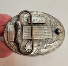 1999 Indianapolis 500 Belt Buckle Pewter No. 134 of 500 image 2