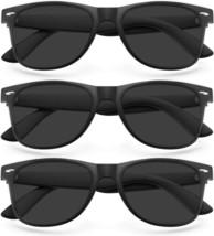 Sunglasses Men Polarized Mens Sunglasses-Unisex Polarized Retro Sunglass (Black) - £14.00 GBP