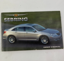 2007 Chrysler Sebring Owners Manual Handbook OEM L01B32013 - £21.28 GBP