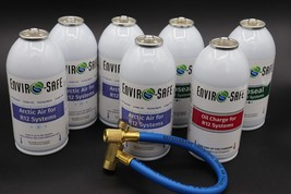 Envirosafe Arctic Air for R12 kit with Proseal &amp; Oil &amp; Brass Hose - £79.00 GBP