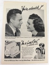 Lux Soap Vtg 1949 Print Ad Im A Lux Girl Says Barbara Hale - $9.89