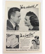 Lux Soap Vtg 1949 Print Ad Im A Lux Girl Says Barbara Hale - £7.73 GBP
