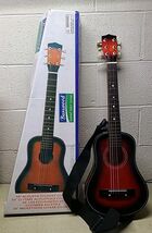 Burswood Acoustic Guitar JF-30F Black Red Missing String Vintage Mini Tr... - €30,30 EUR