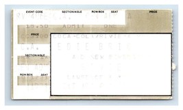 Edie Brickell &amp; The Neuf Bohemians Ticket Stub Avril 6 1991 New York Ville - £32.70 GBP
