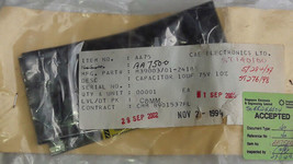 New  M39003/01-2418 capacitor 10uf 75v 10% cae electronics ltd - £13.23 GBP