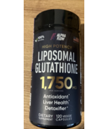 Liposomal Glutathione Supplement 1750MG 120 capsules -2 per serv EXP 8/2... - £10.99 GBP