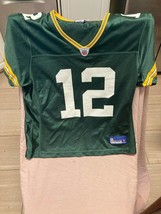 Vintage Kids Reebok Green Bay Packers #12 Aaron Rodgers Jersey Size L - £23.33 GBP