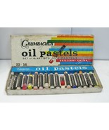 Vintage Grumbacher Oil Pastels Used Box Brilliant Colors Pentel Art Orig... - £12.56 GBP