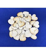 75mm Heart Shaped MDF Blanks (x4) Crafts Tokens Laser Cut FAST SHIPPING USA - $4.15 CAD