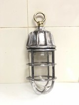 EXTERIOR ALUMINIUM MARINE SOLID HANGING SHIP LIGHT BRASS HOOK REPLICA LO... - $1,900.80